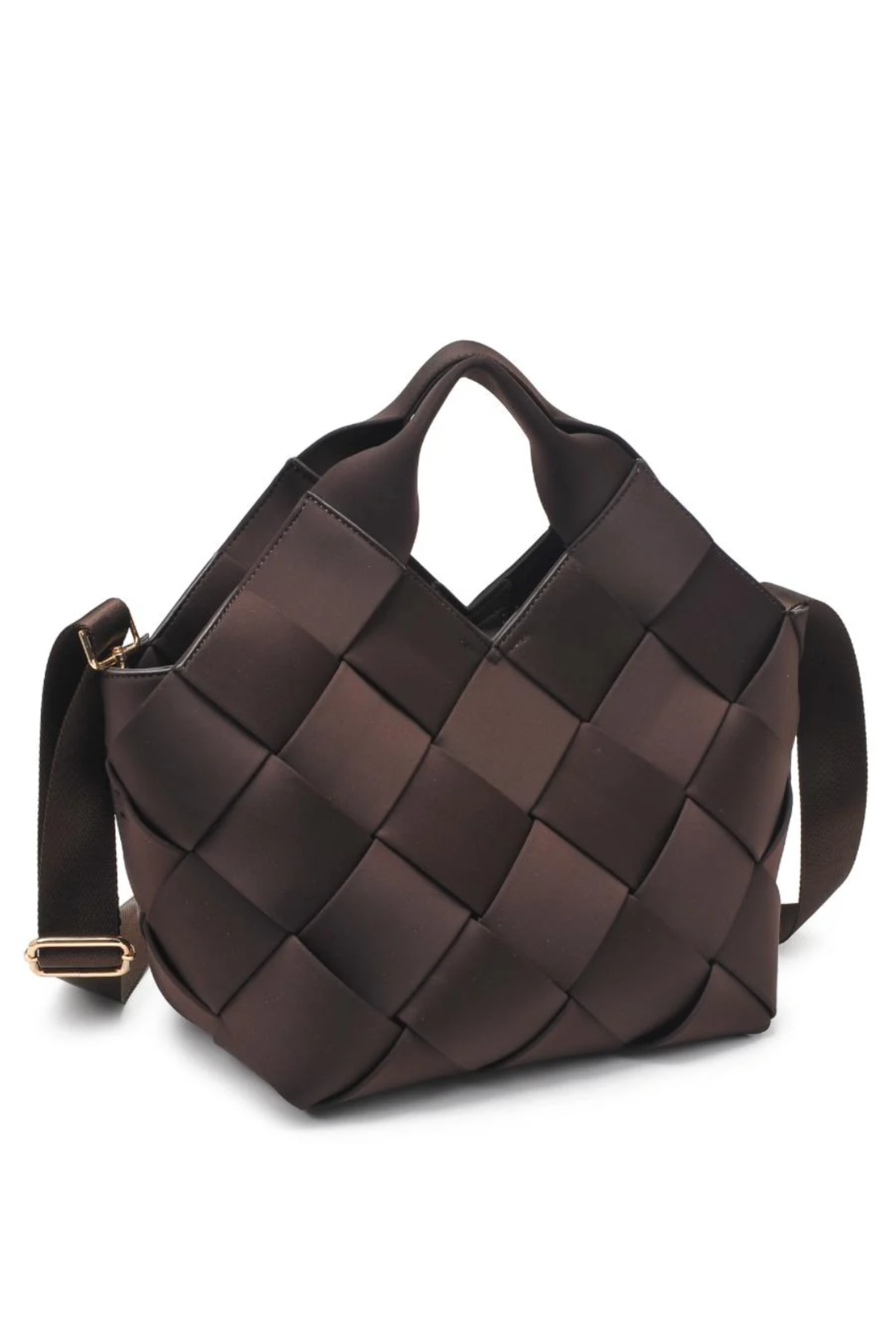 Resilience Woven Neoprene Bag - Chocolate