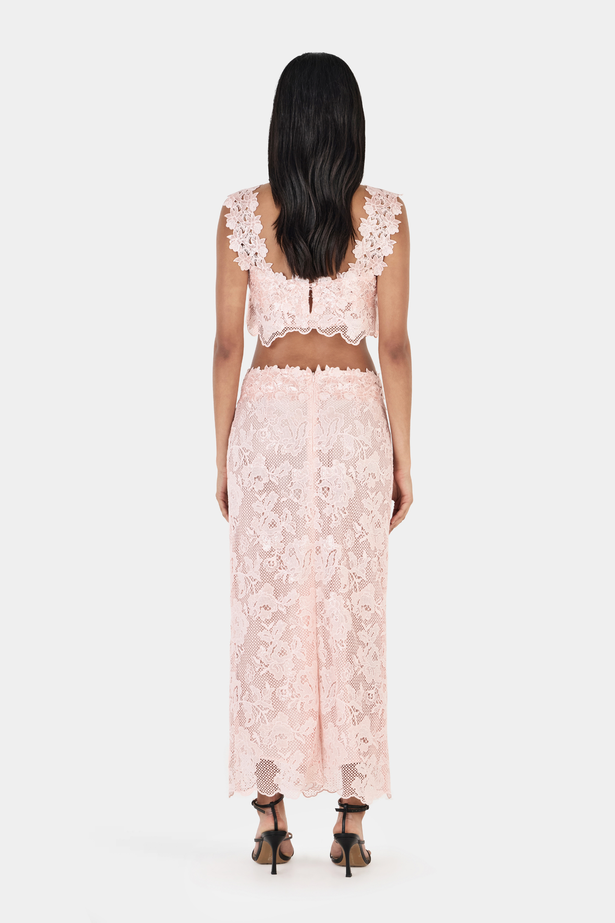 Harriette Midi Skirt - Pink