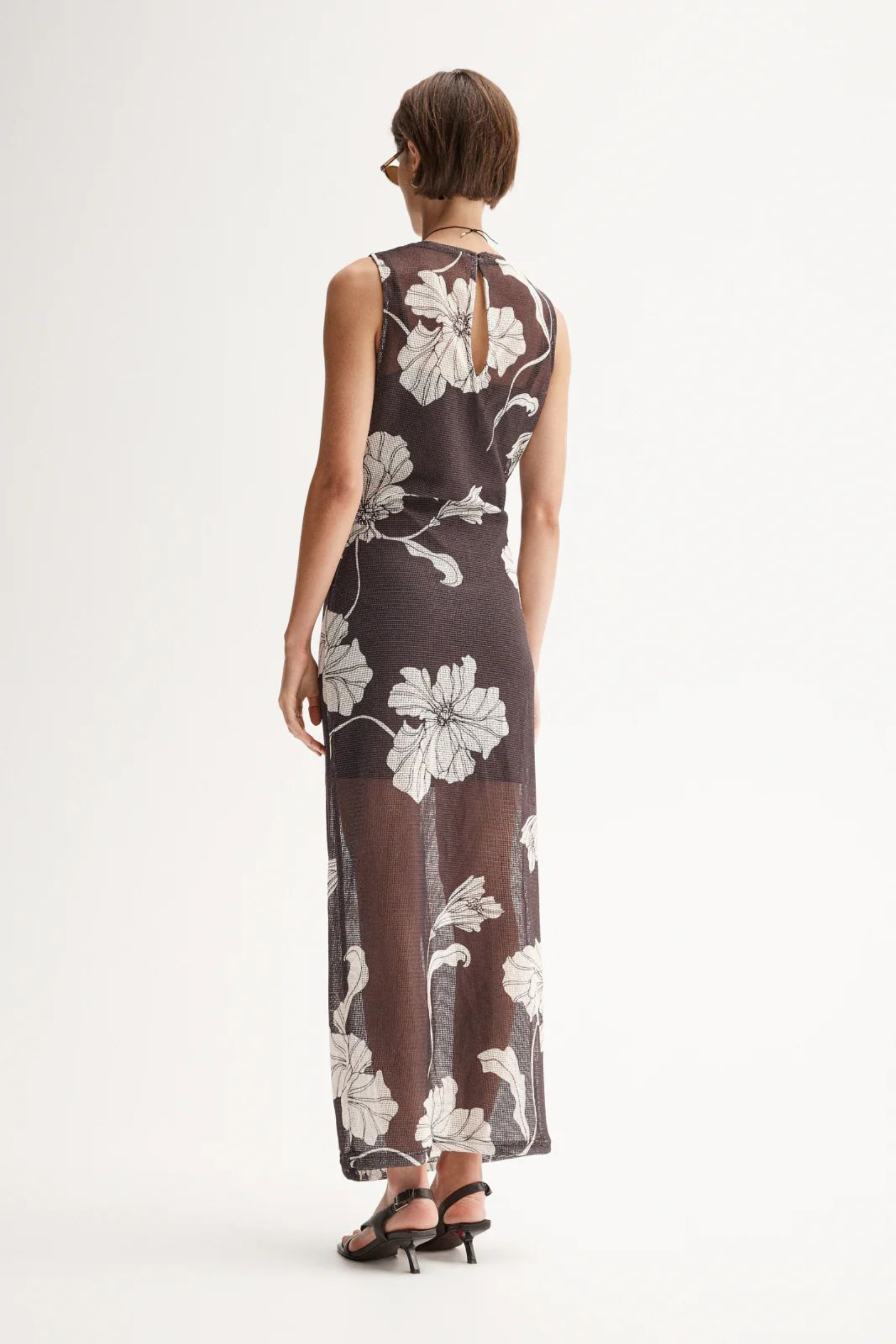 Lilian Maxi Dress - Chocolate Floral