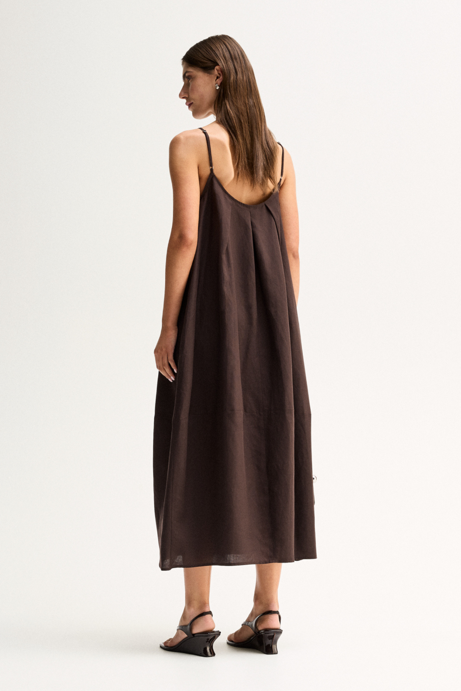 Carlo Maxi Dress - Chocolate