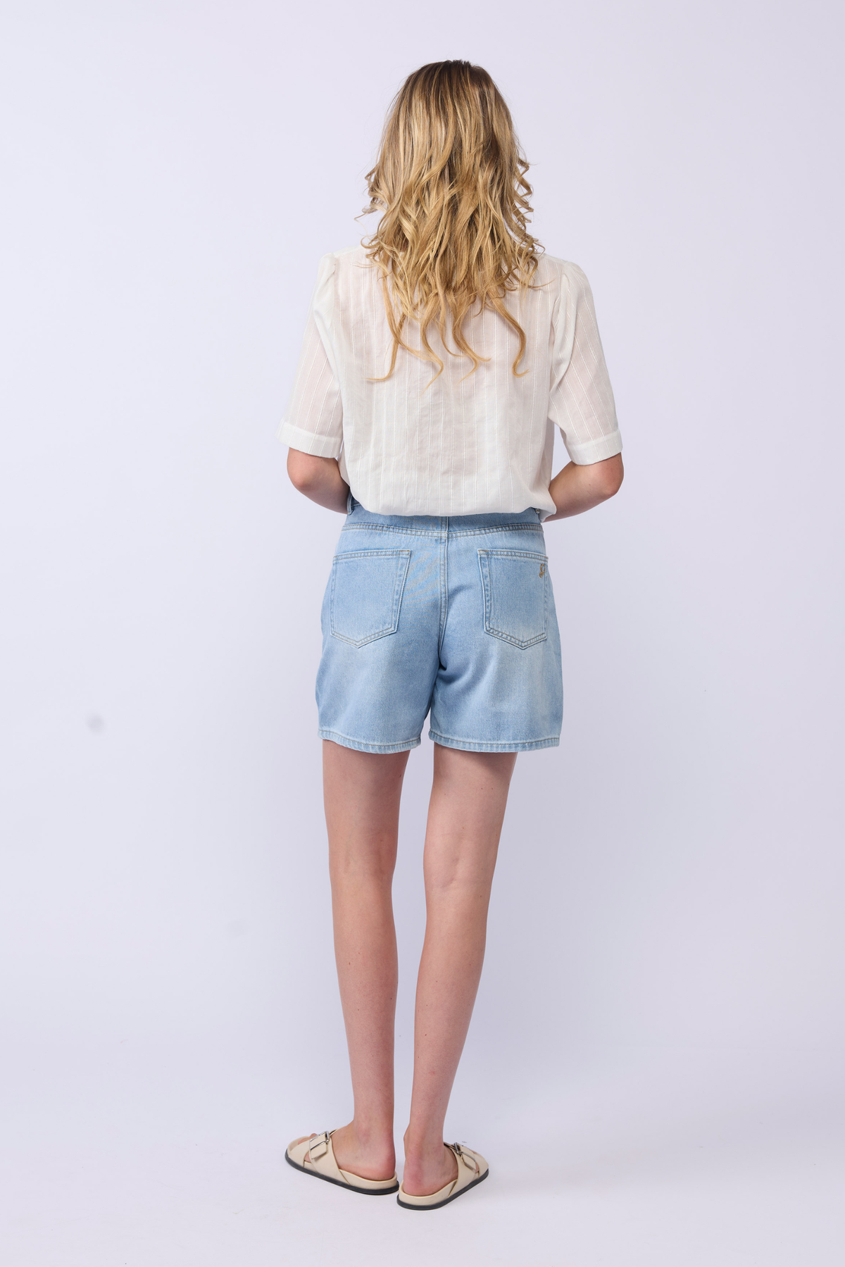 Amelia Blouse S/S - White