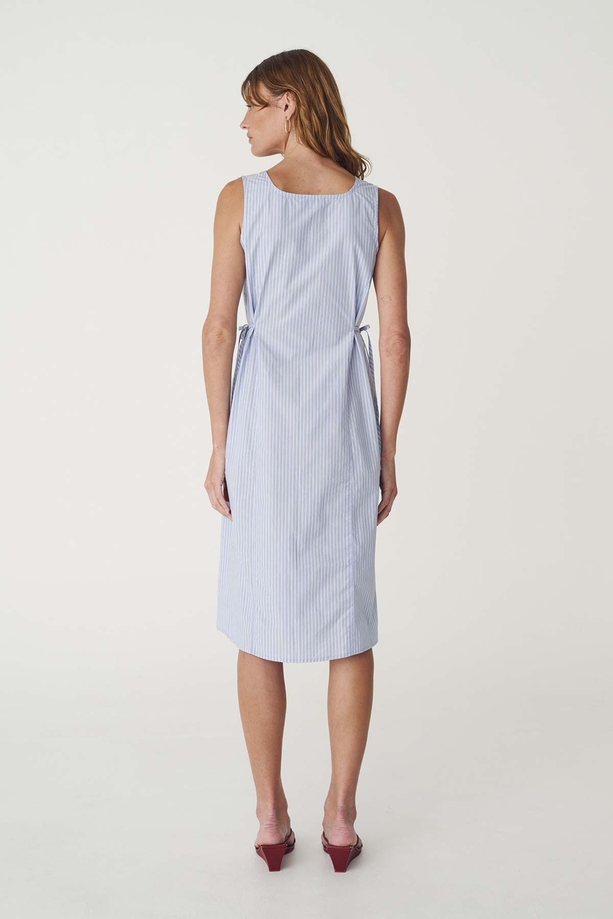 Dandy Midi Dress - Blue Stripe