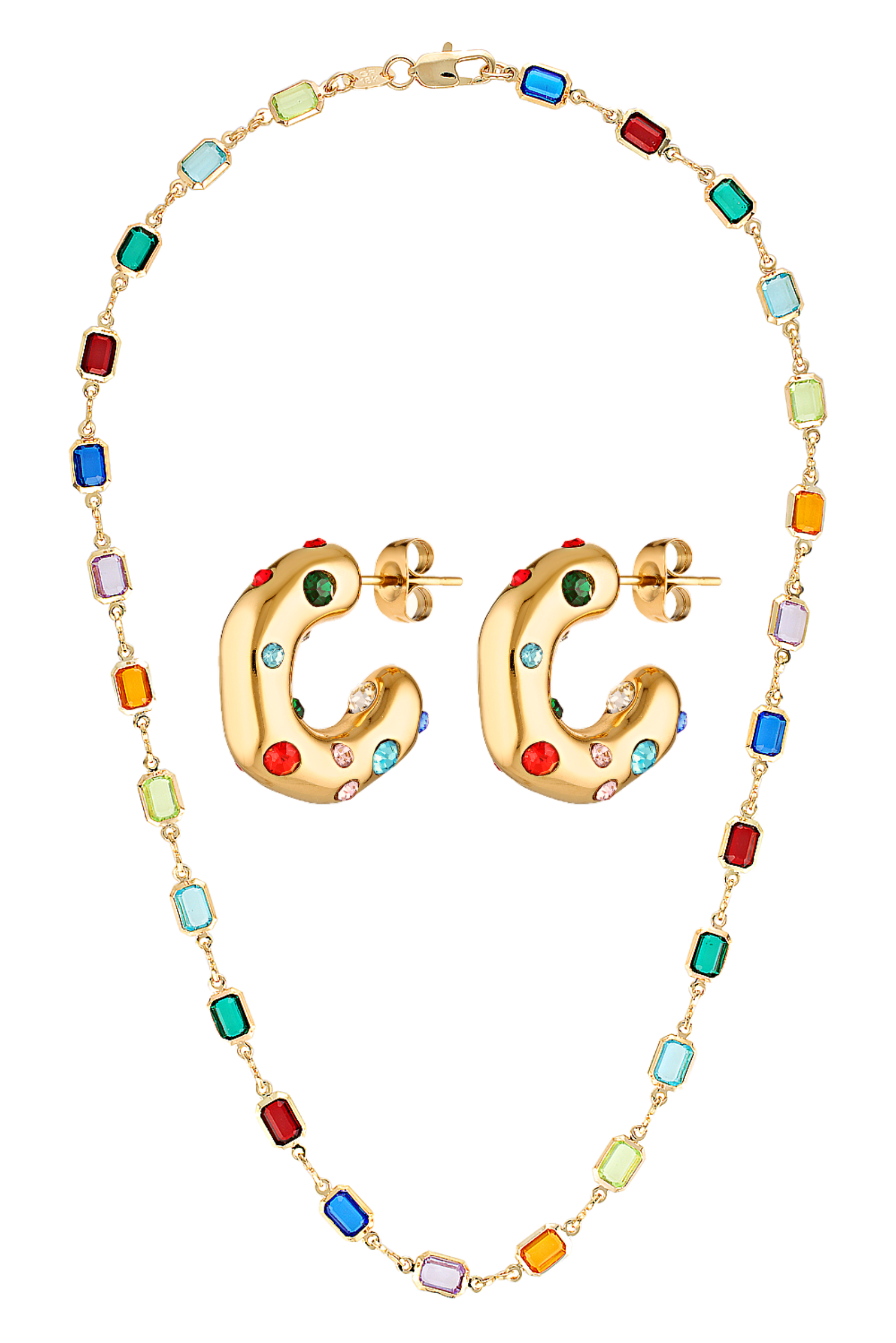 Rainbow Necklace - Carnival Brights