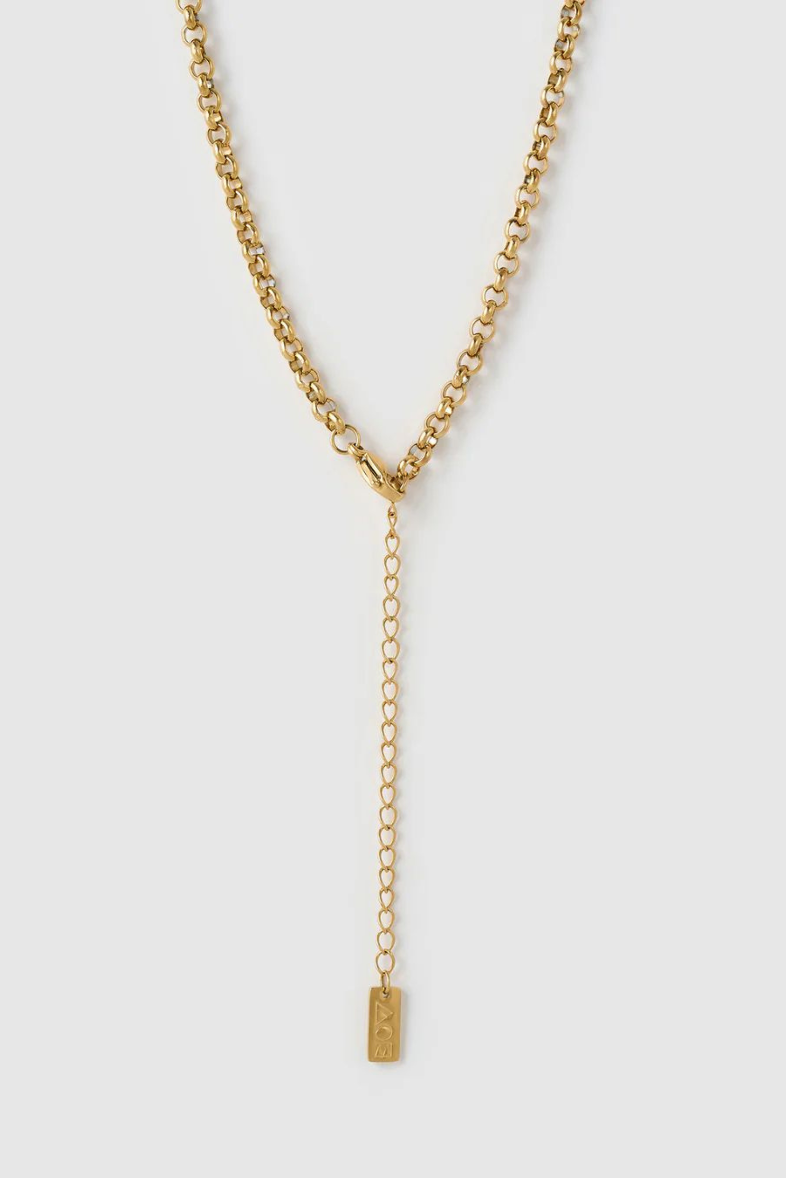 Circle Charm Necklace - Gold