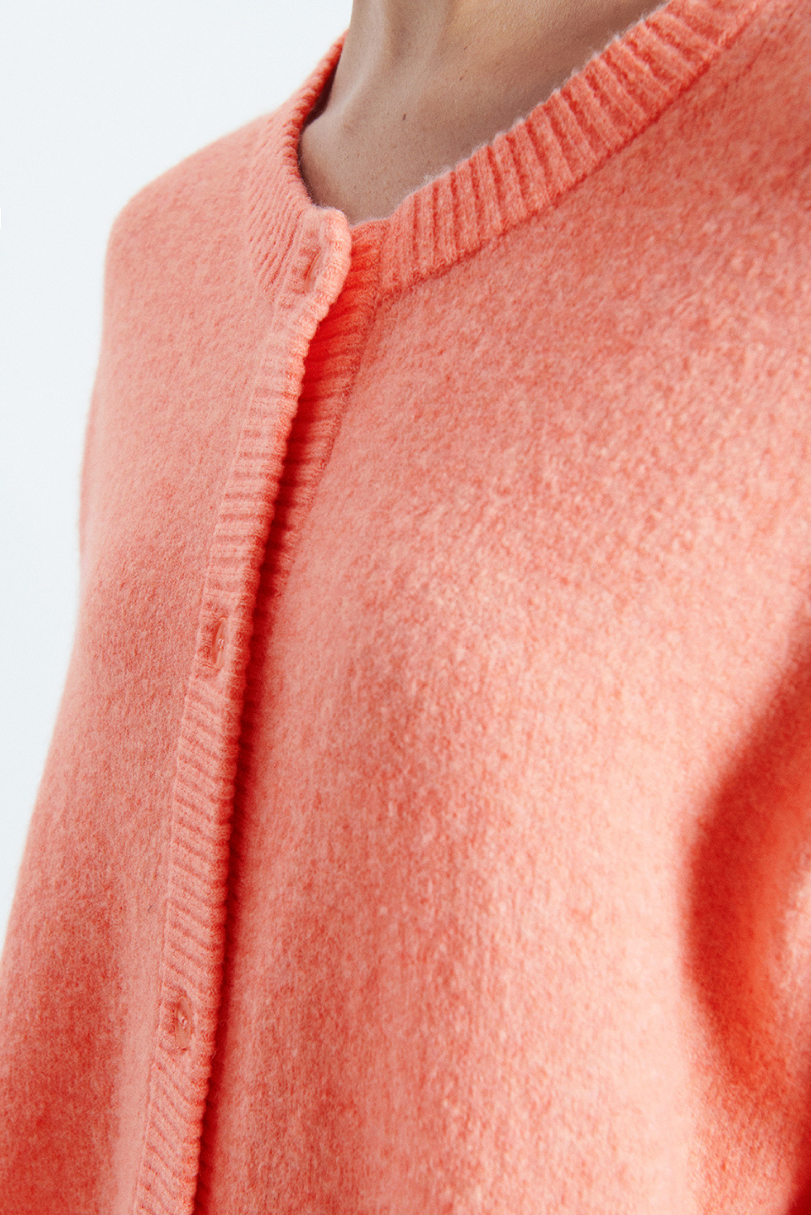 Damsville Cardigan - Guava