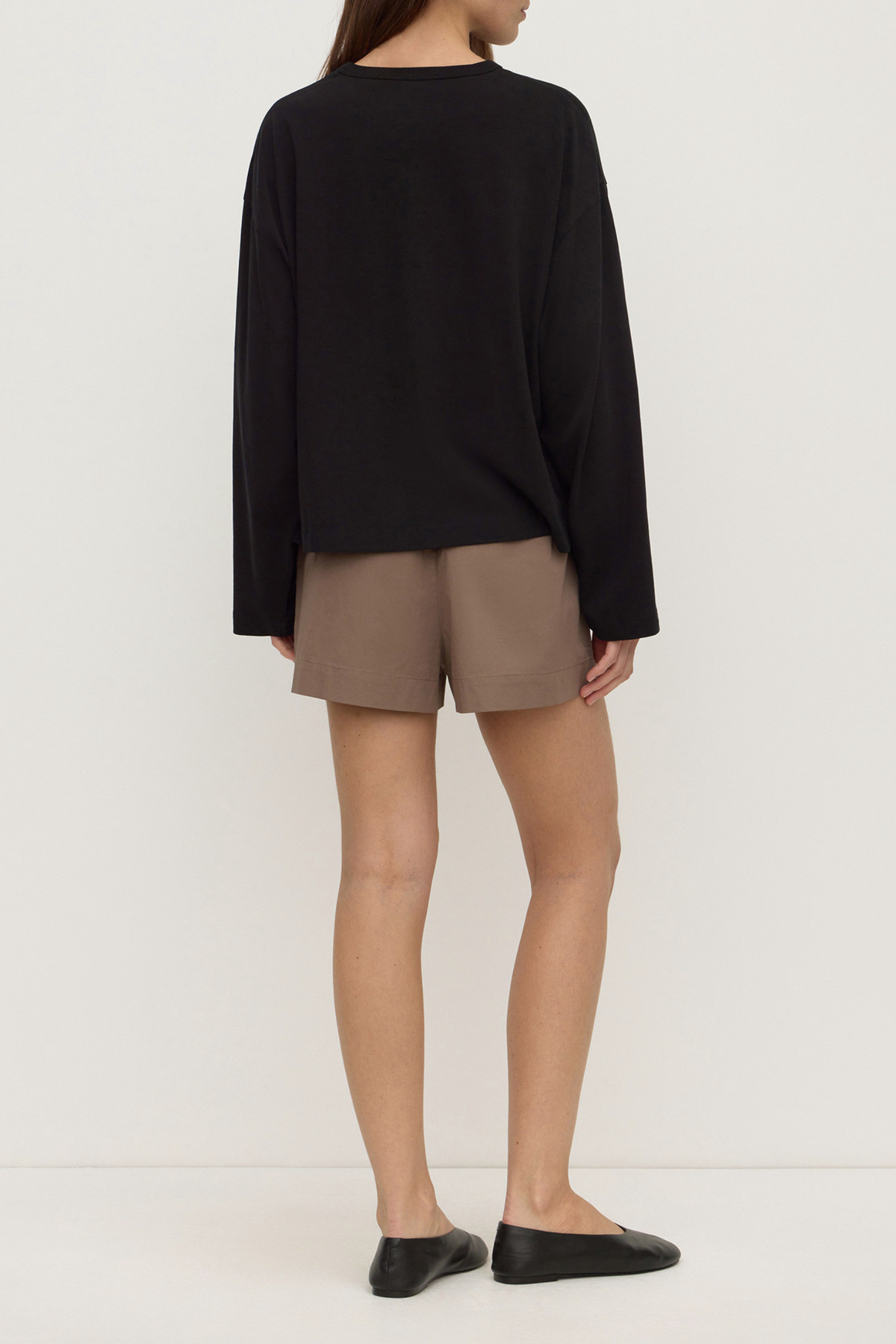 Micha Poplin Short - Dark Sand
