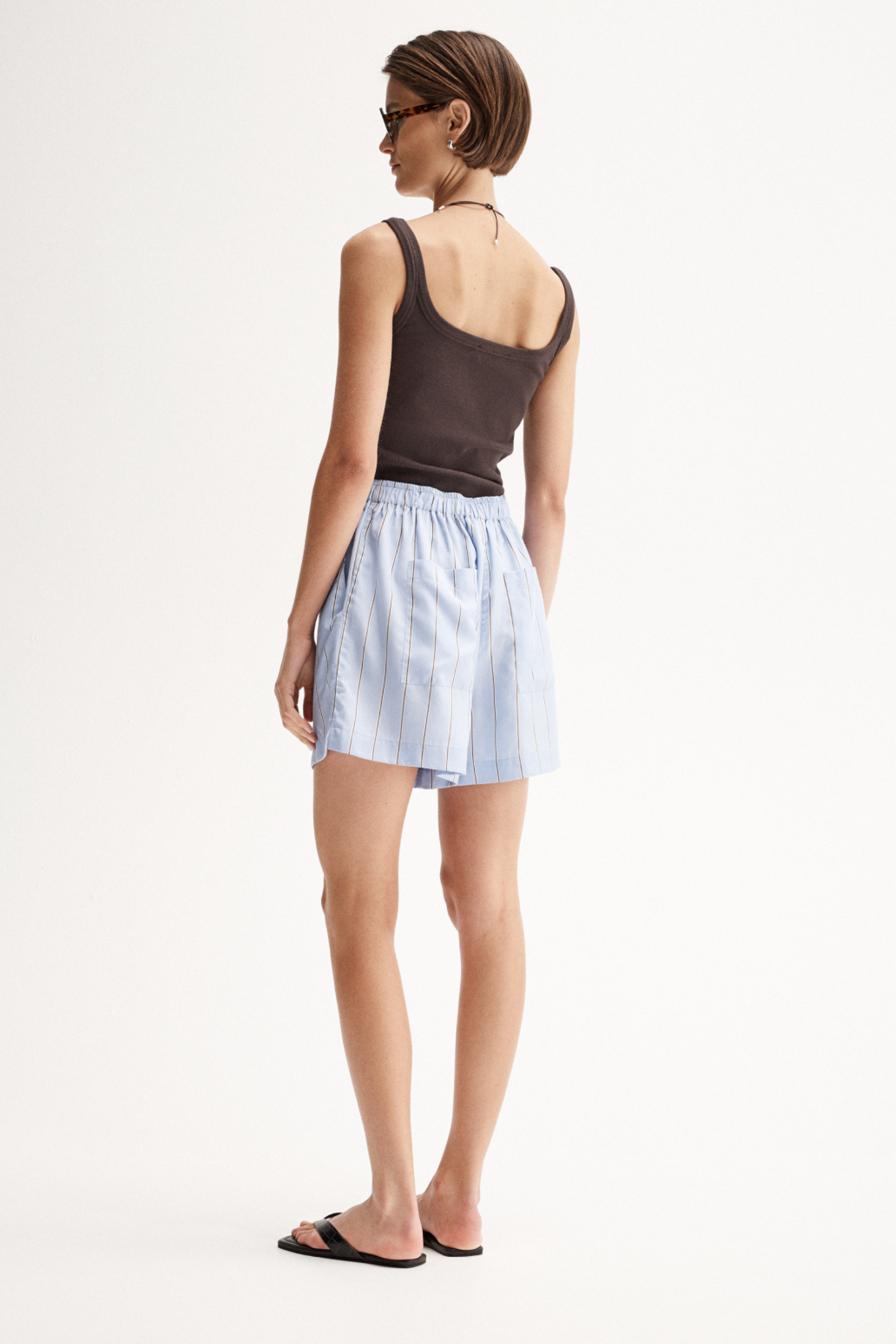 Henry Striped Shorts - Blue