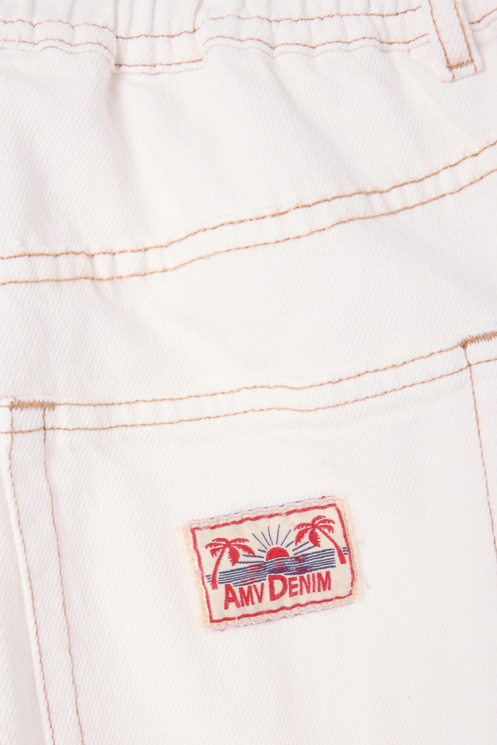 Denim Shorts - Off White