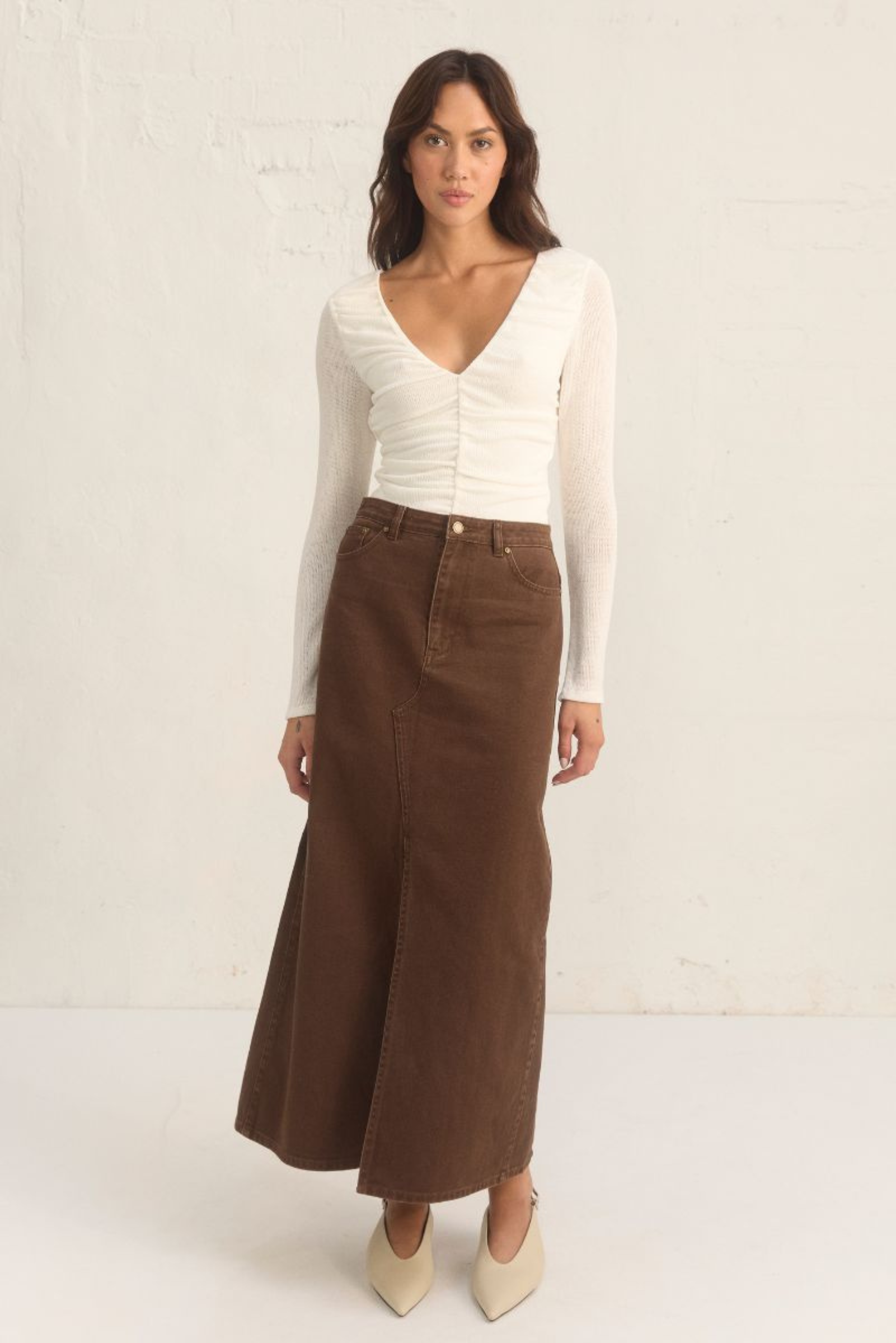 Regenerated Top - Cream