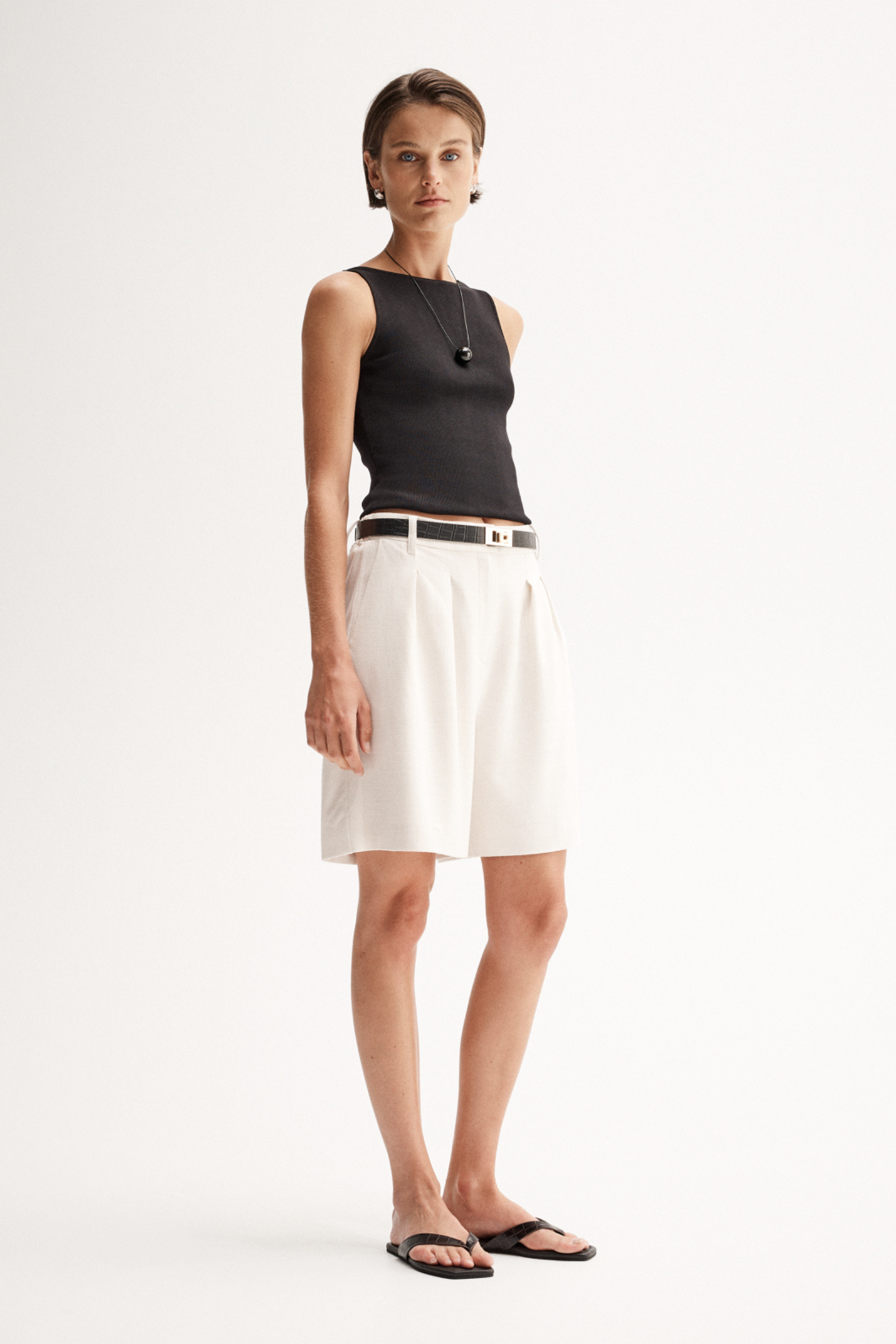Manon Shorts - Ecru