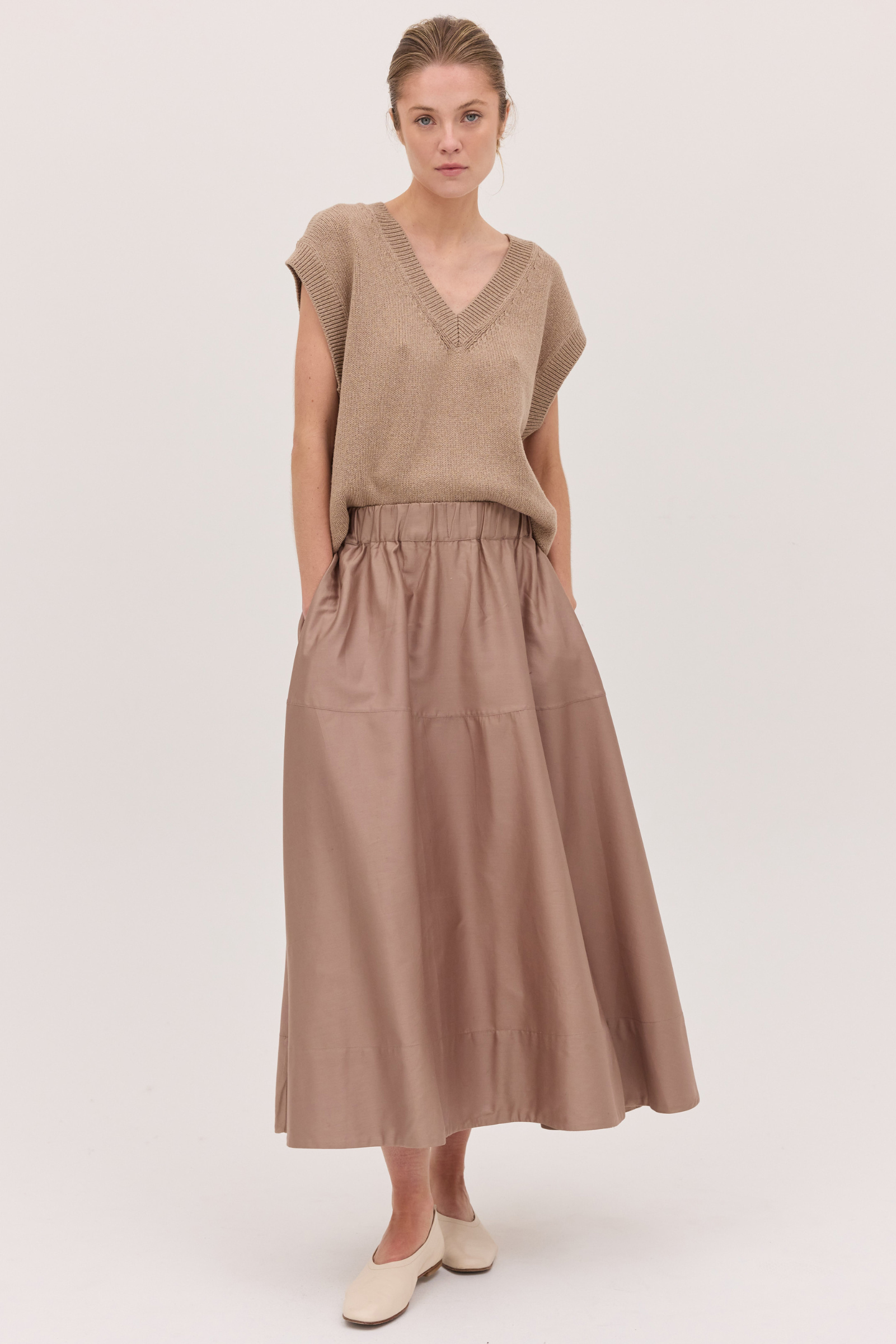 The Maxi Skirt - Mocha