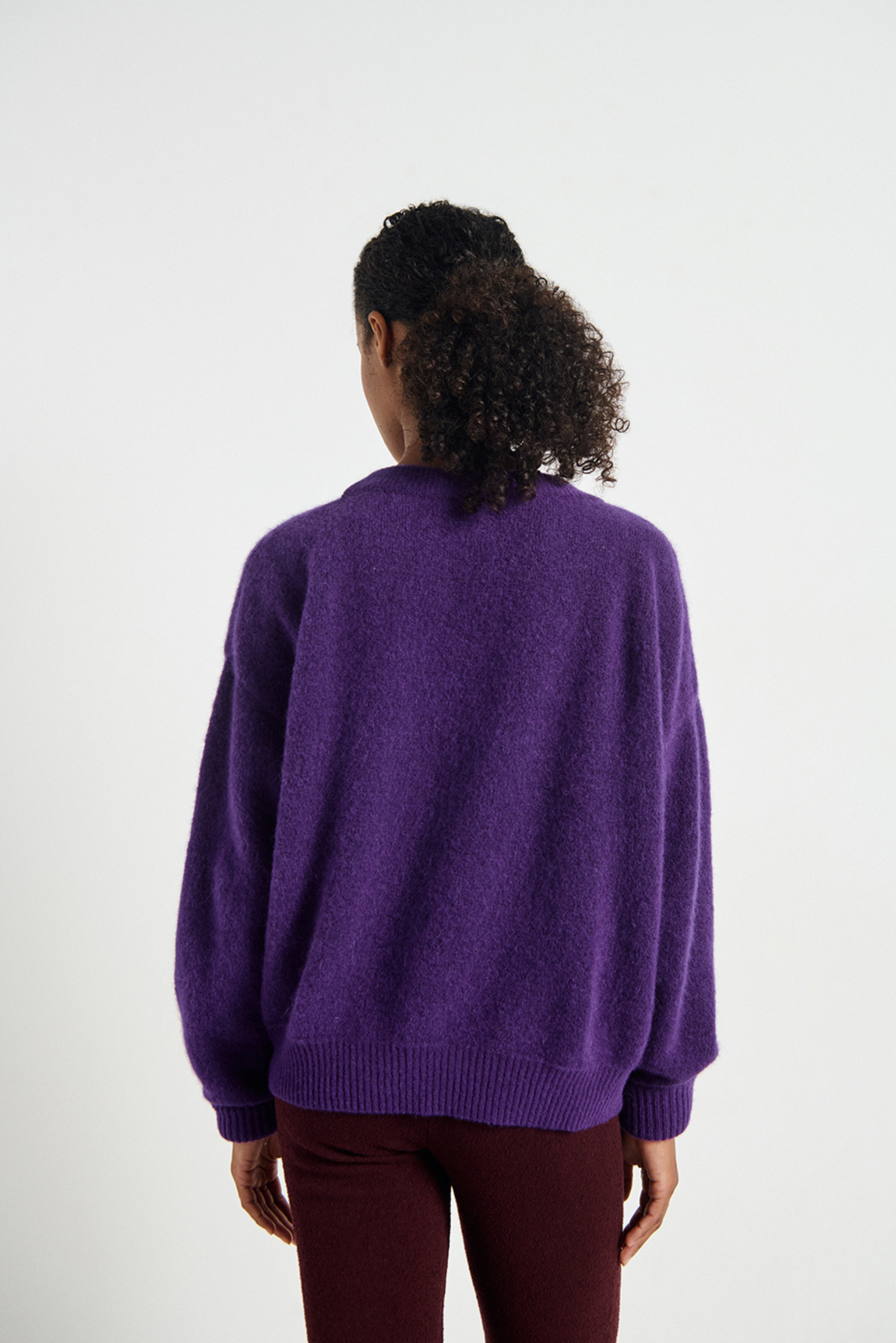 Vitow Jumper - Eggplant