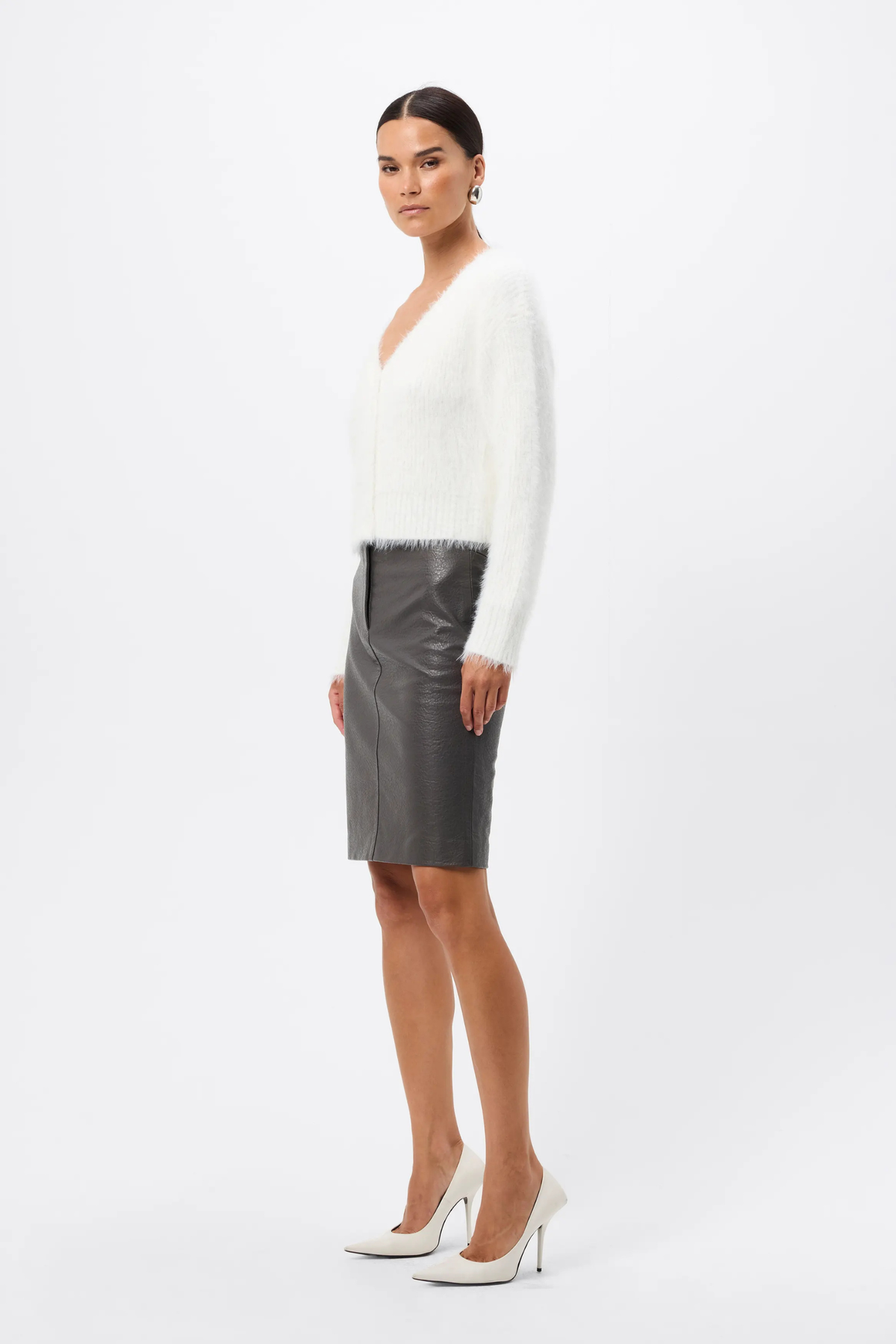 Addison Cardigan - White