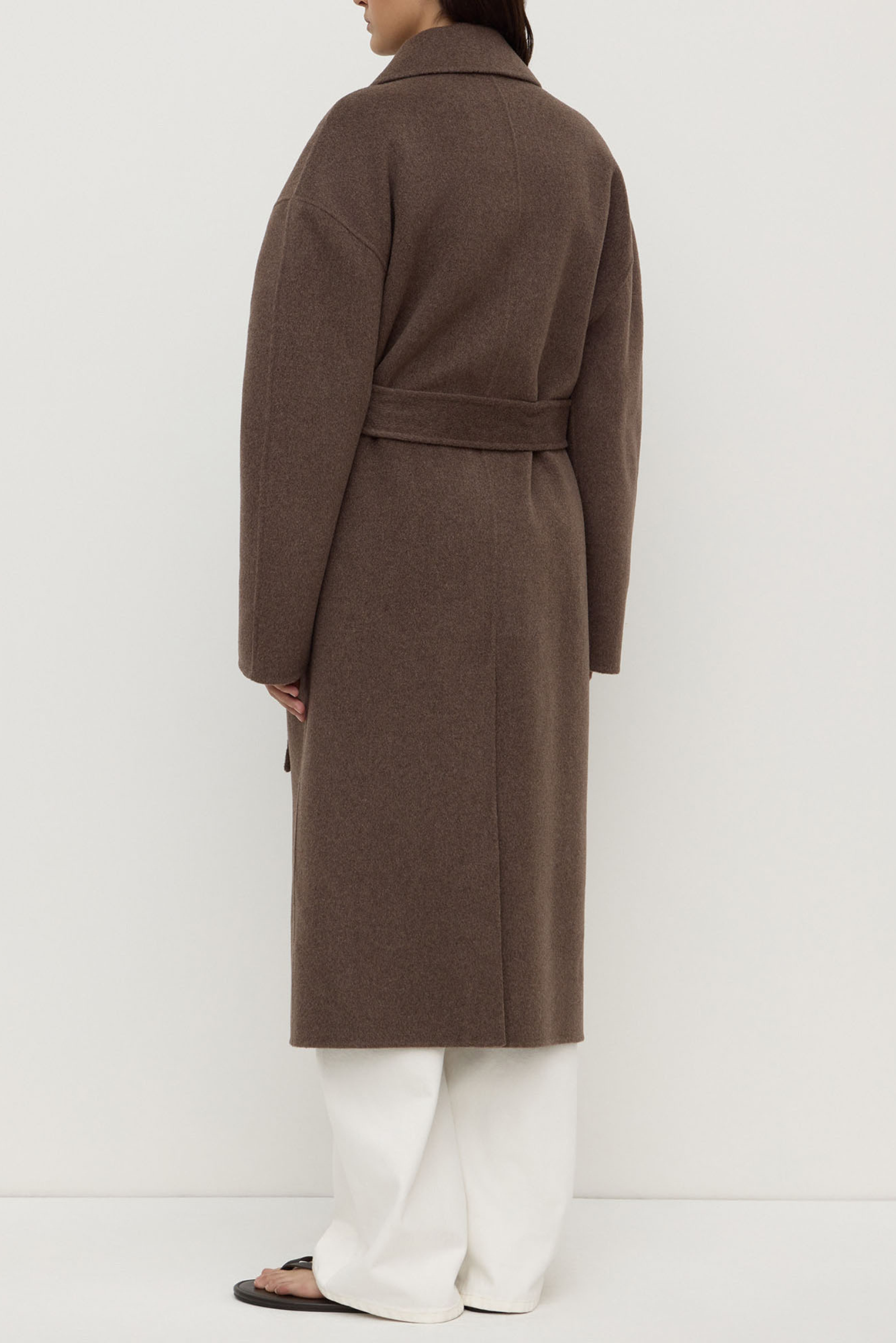 Ivy Wool Coat - Cocoa Marle