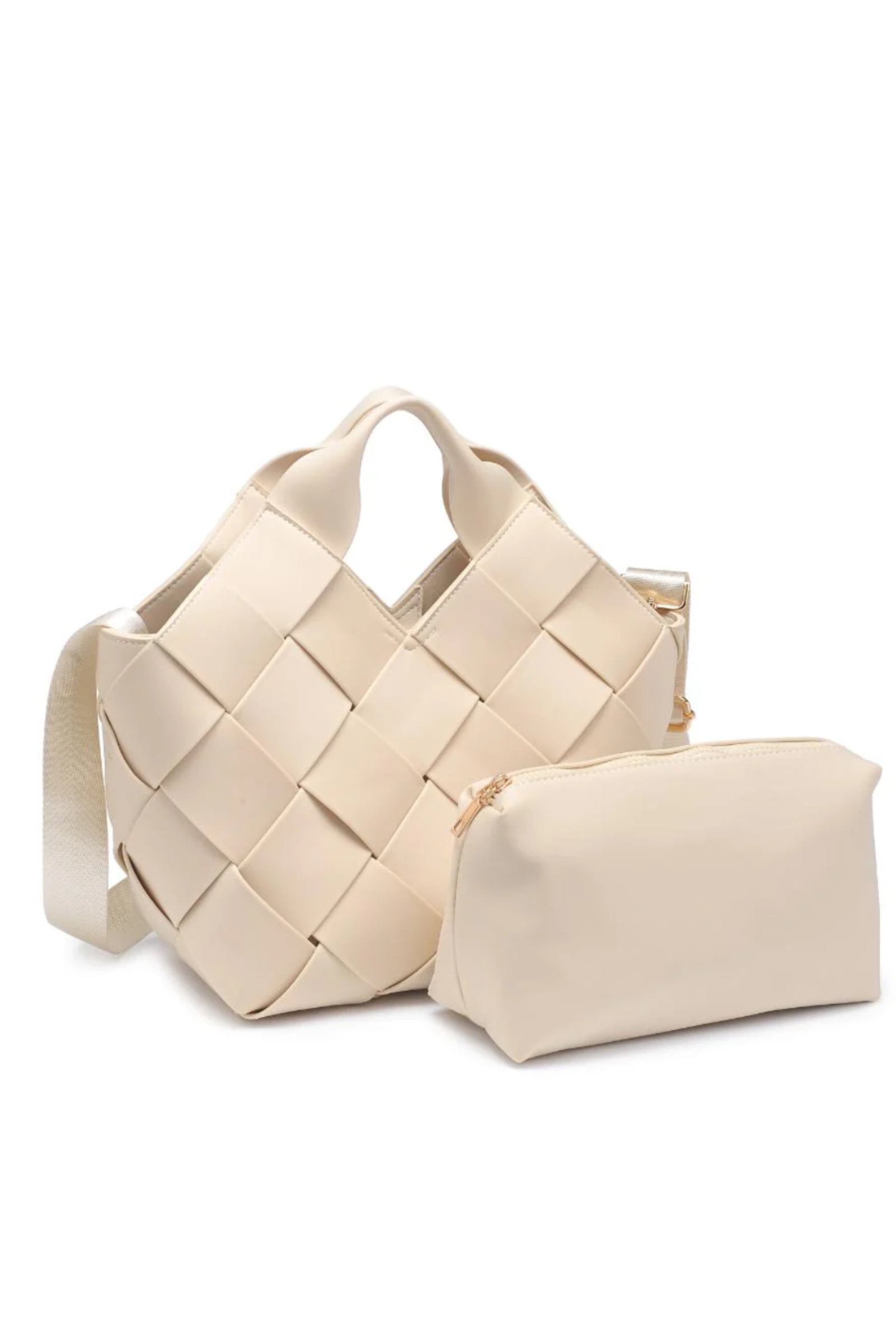 Resilience Woven Neoprene Bag - Cream