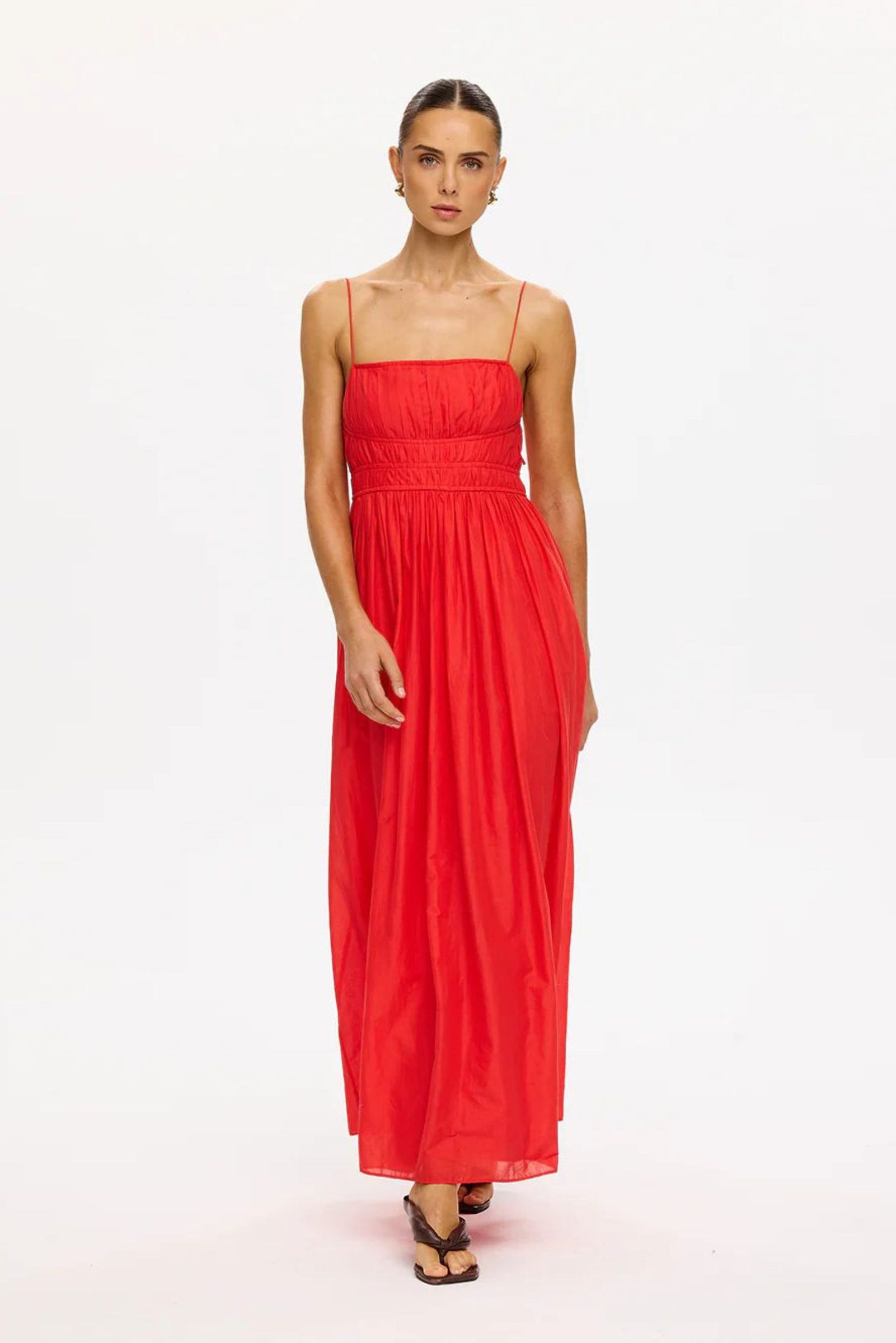 Fiona Maxi Dress - Red