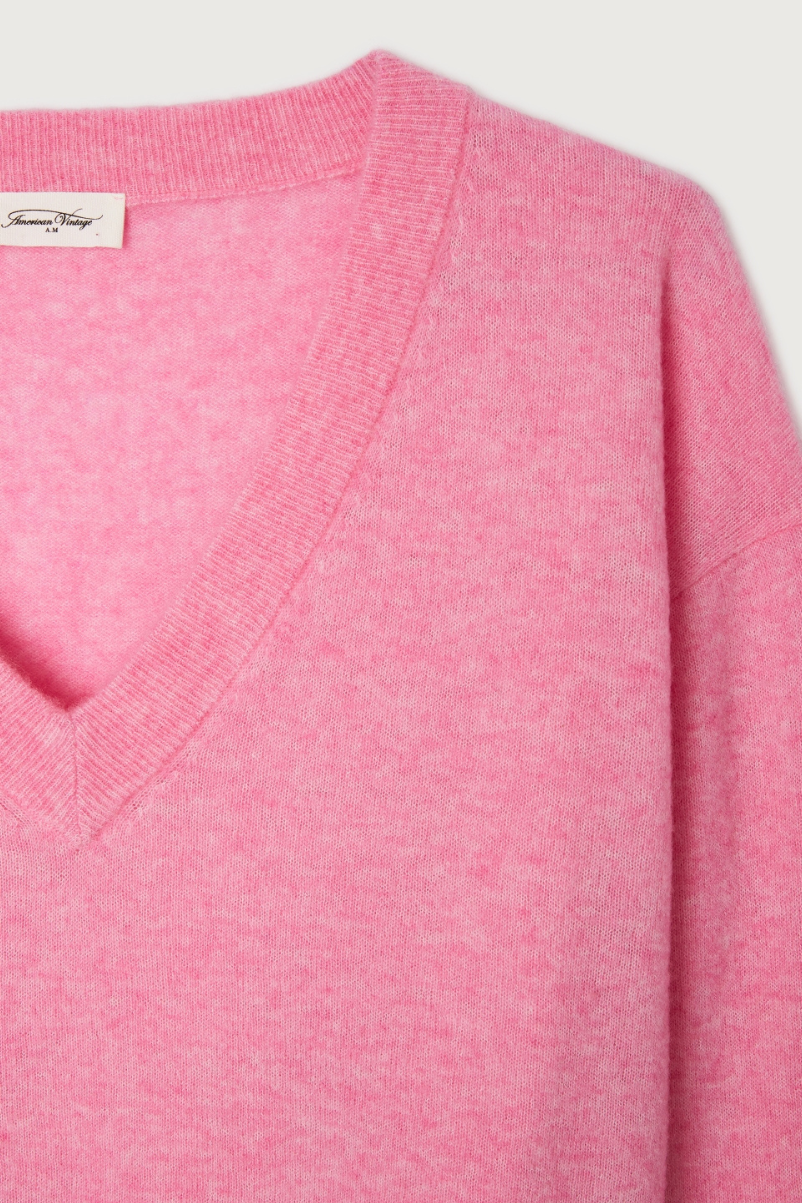 Raxow V Neck Jumper - Pink