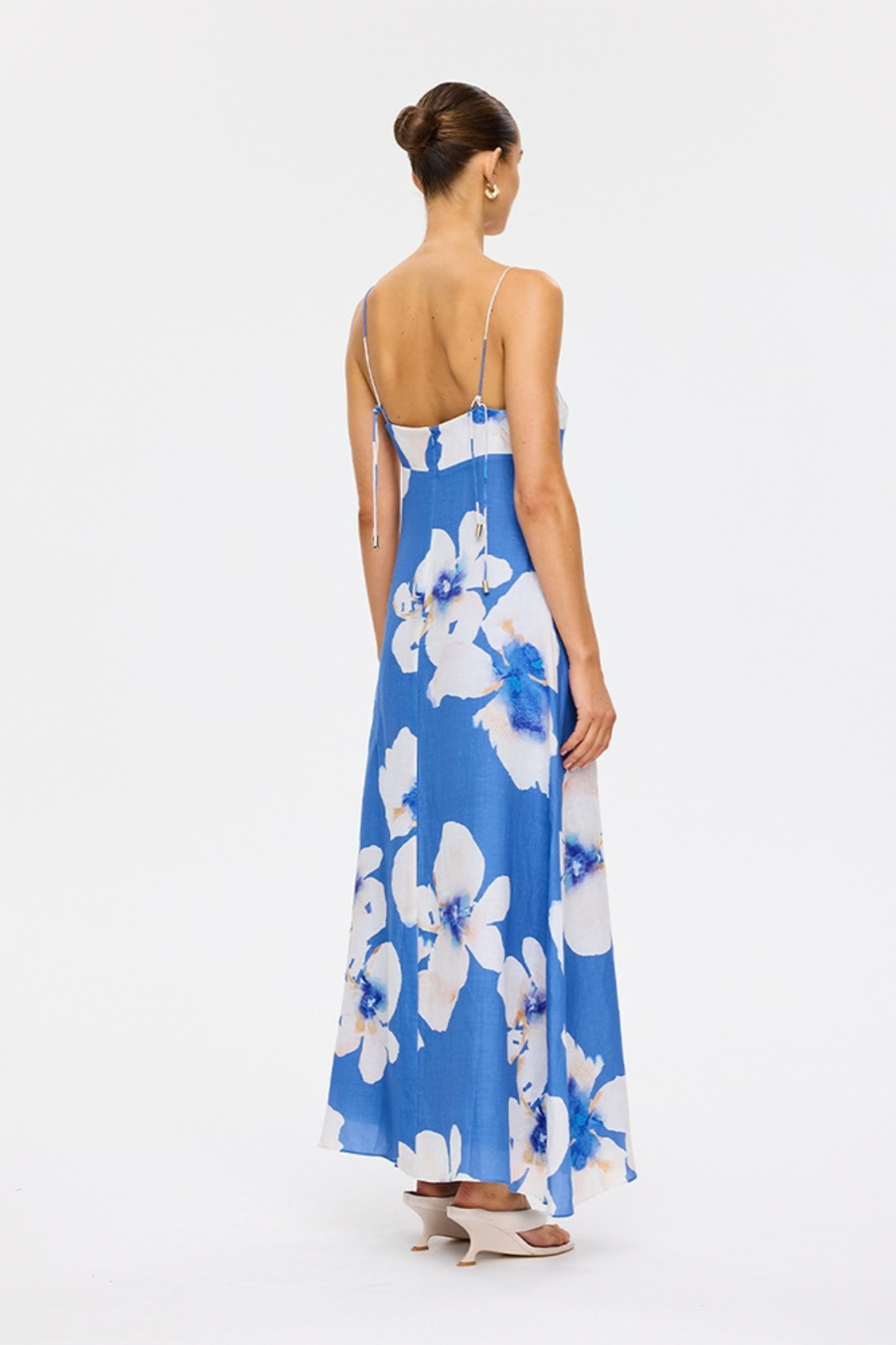 Rowena Strappy Maxi Dress - Blue
