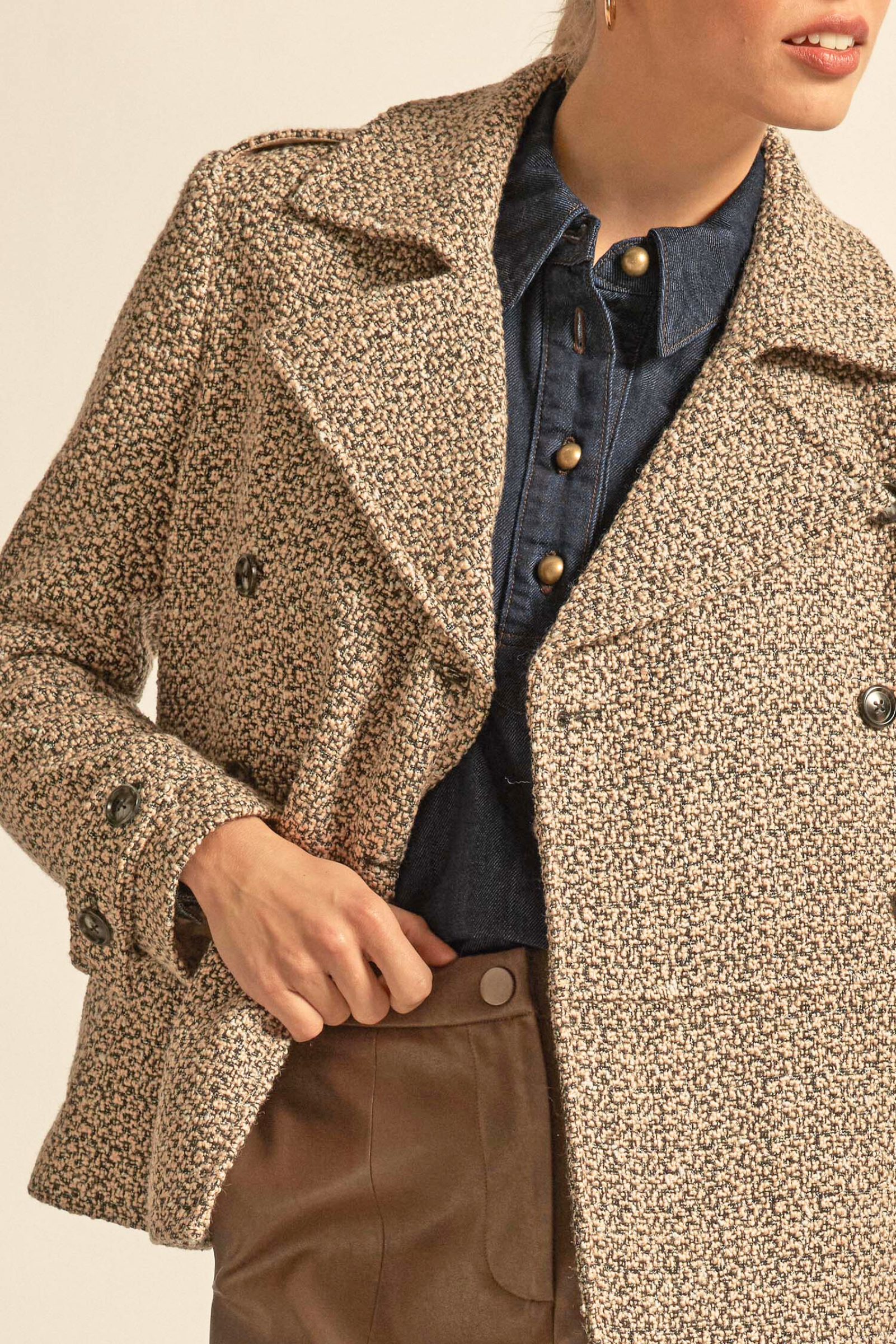 Revel Jacket - Shell Boucle