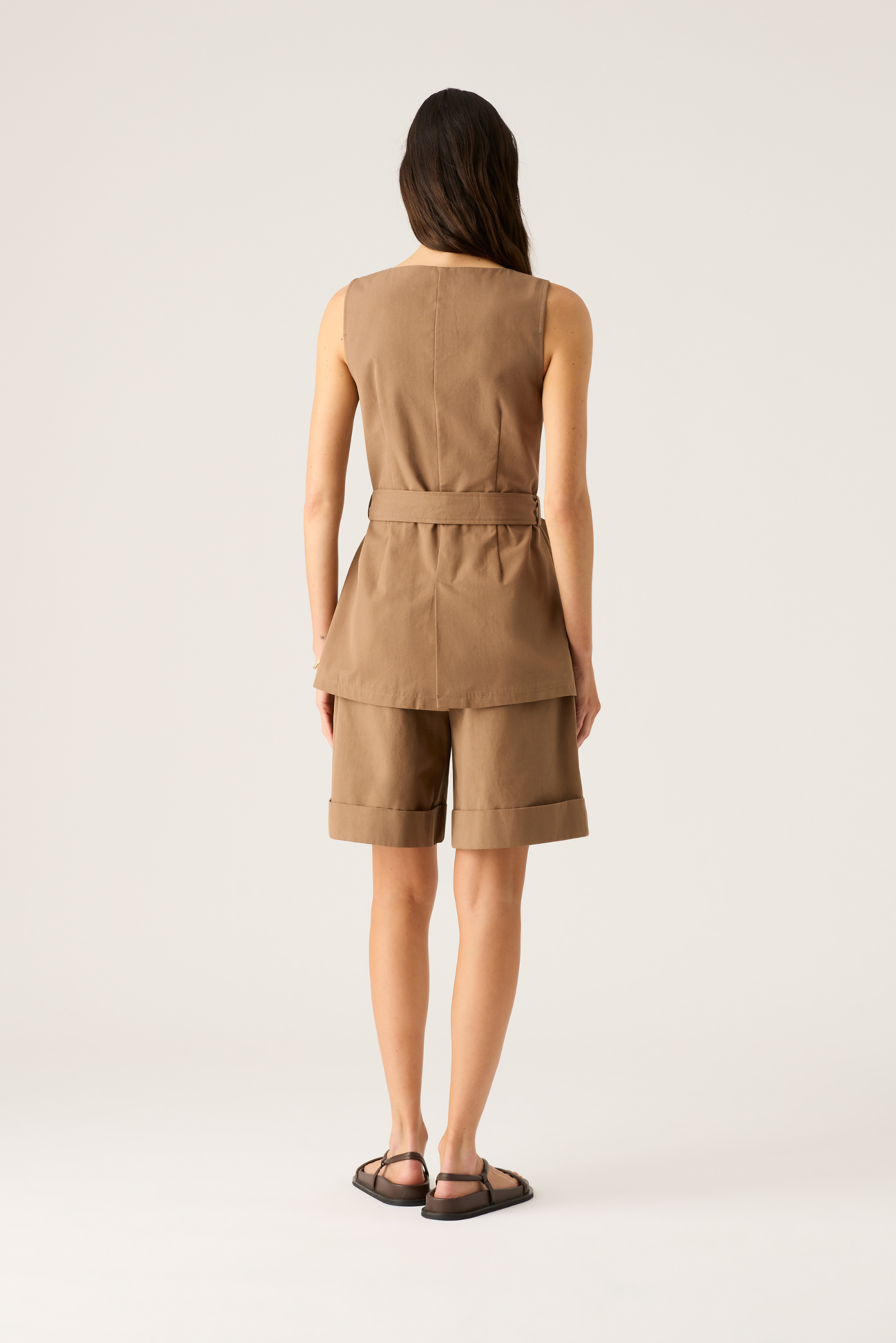 Nina Bermuda Shorts - Chocolate