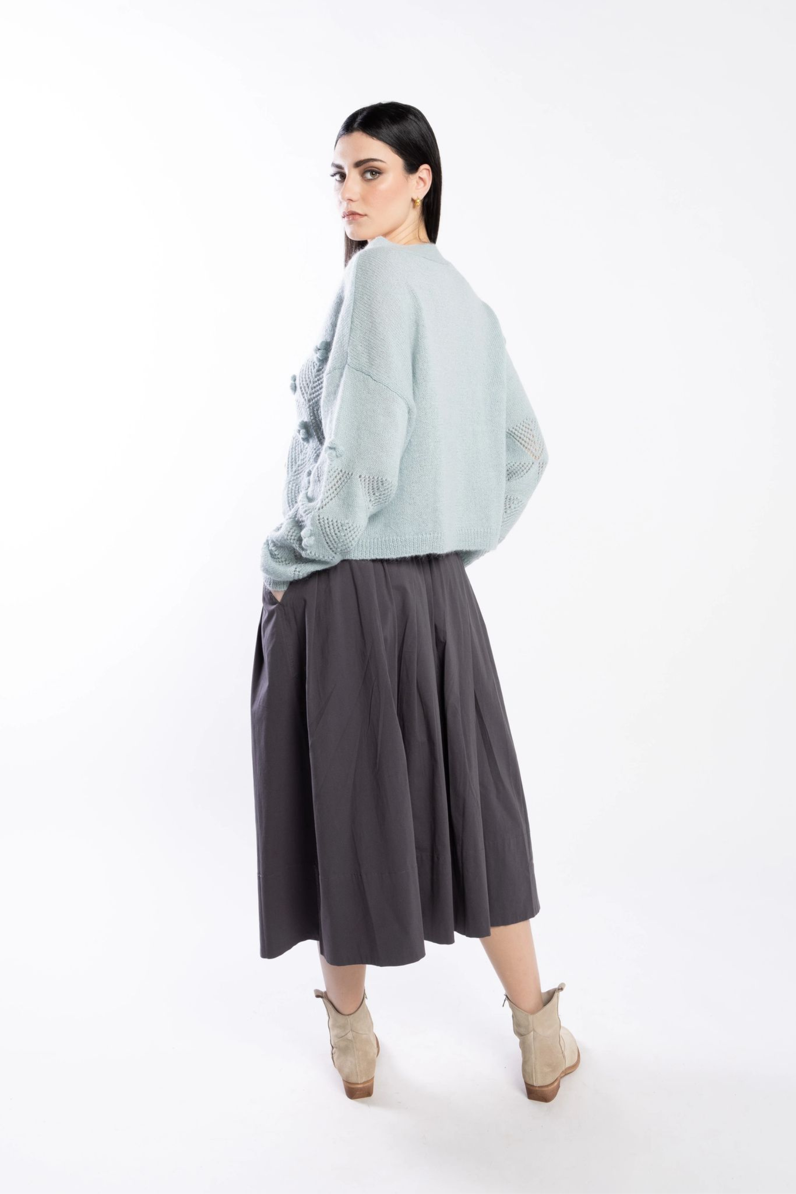 Thea Cardi - Duck Egg