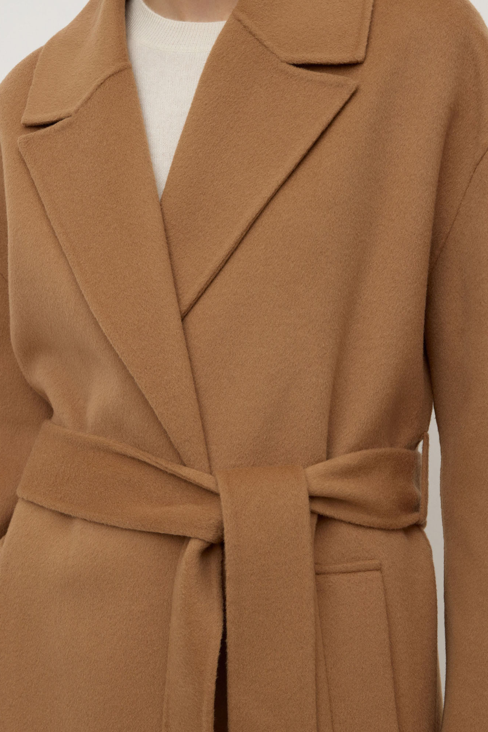 Ivy Wool Coat - Camel