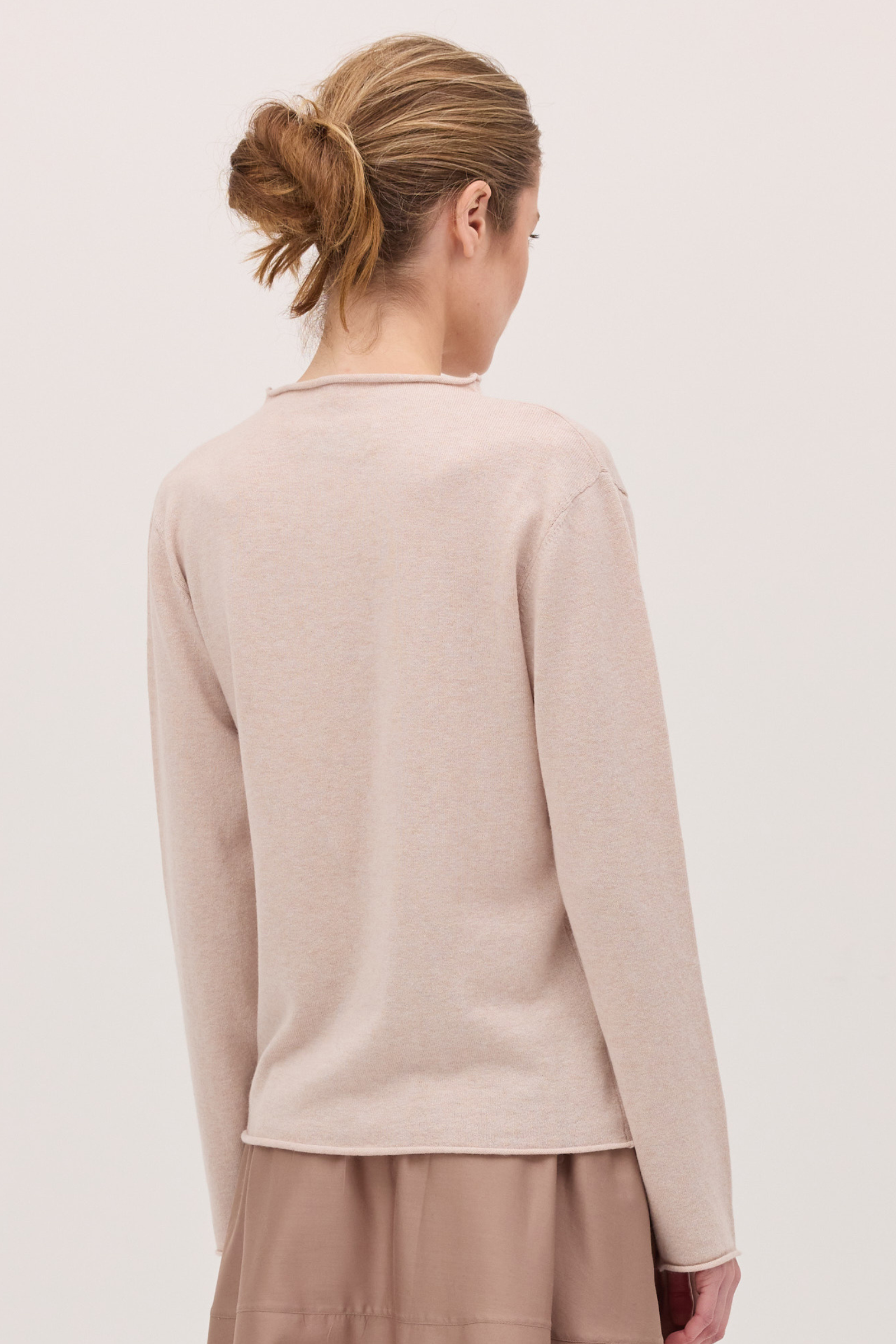 The Funnel Neck Top - Shell