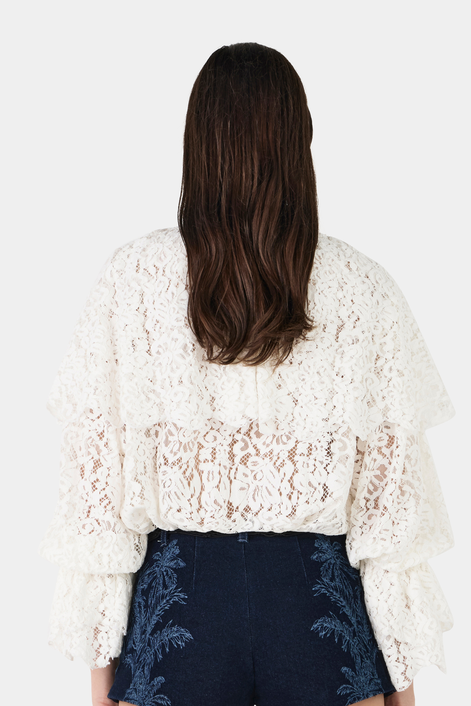 Aria Lace Blouse - Ivory