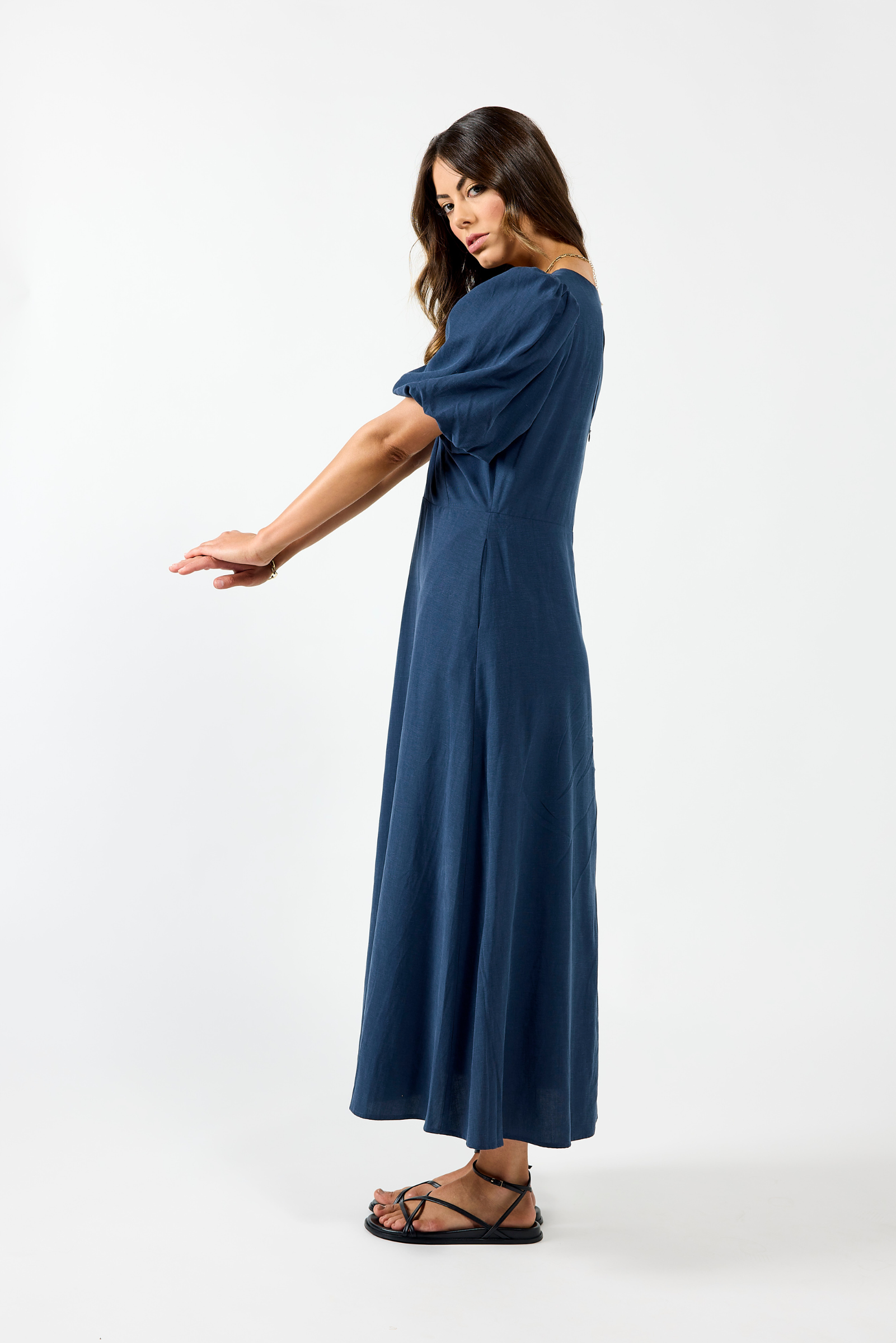 Halo Dress - Oxford Blue - SOLD OUT, PREORDER FOR JAN DELIVERY