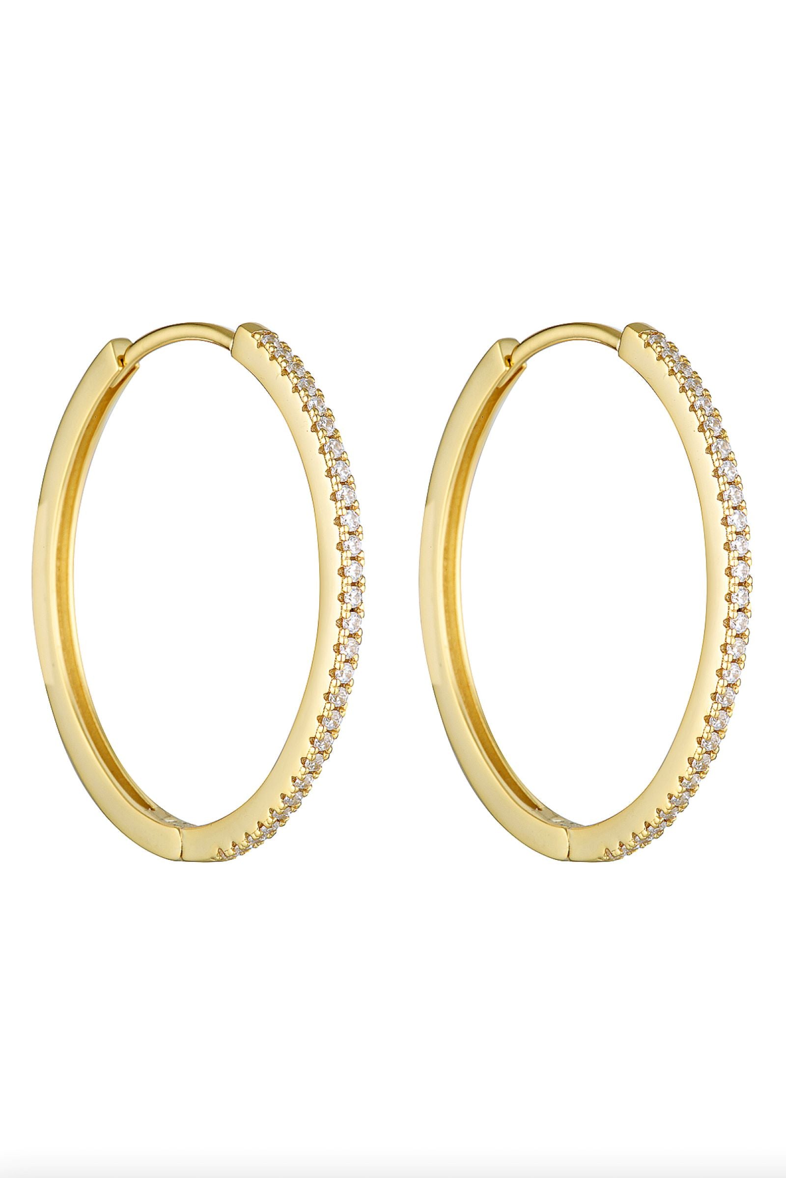 Angel Hoops 30mm - Gold