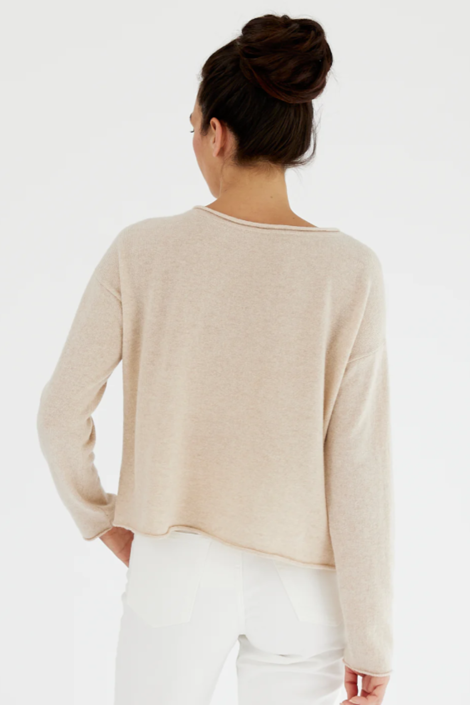 Pure Reversible Cashmere Jersey/Cardigan