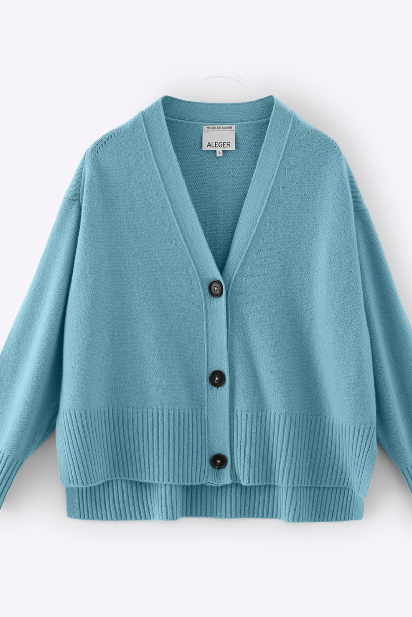 Cashmere Blend Cardigan N.99W - Sicily Blue