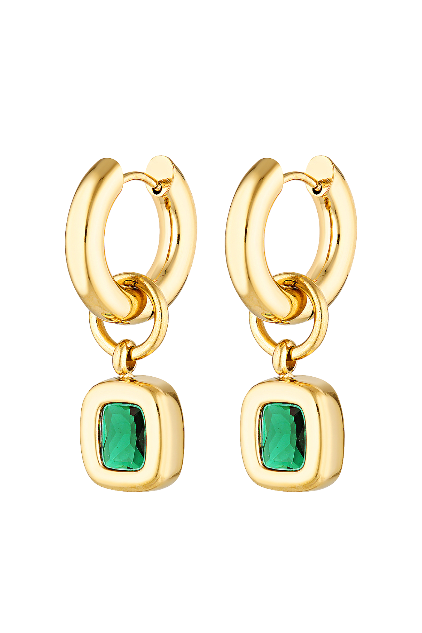 Soho Earrings - Emerald