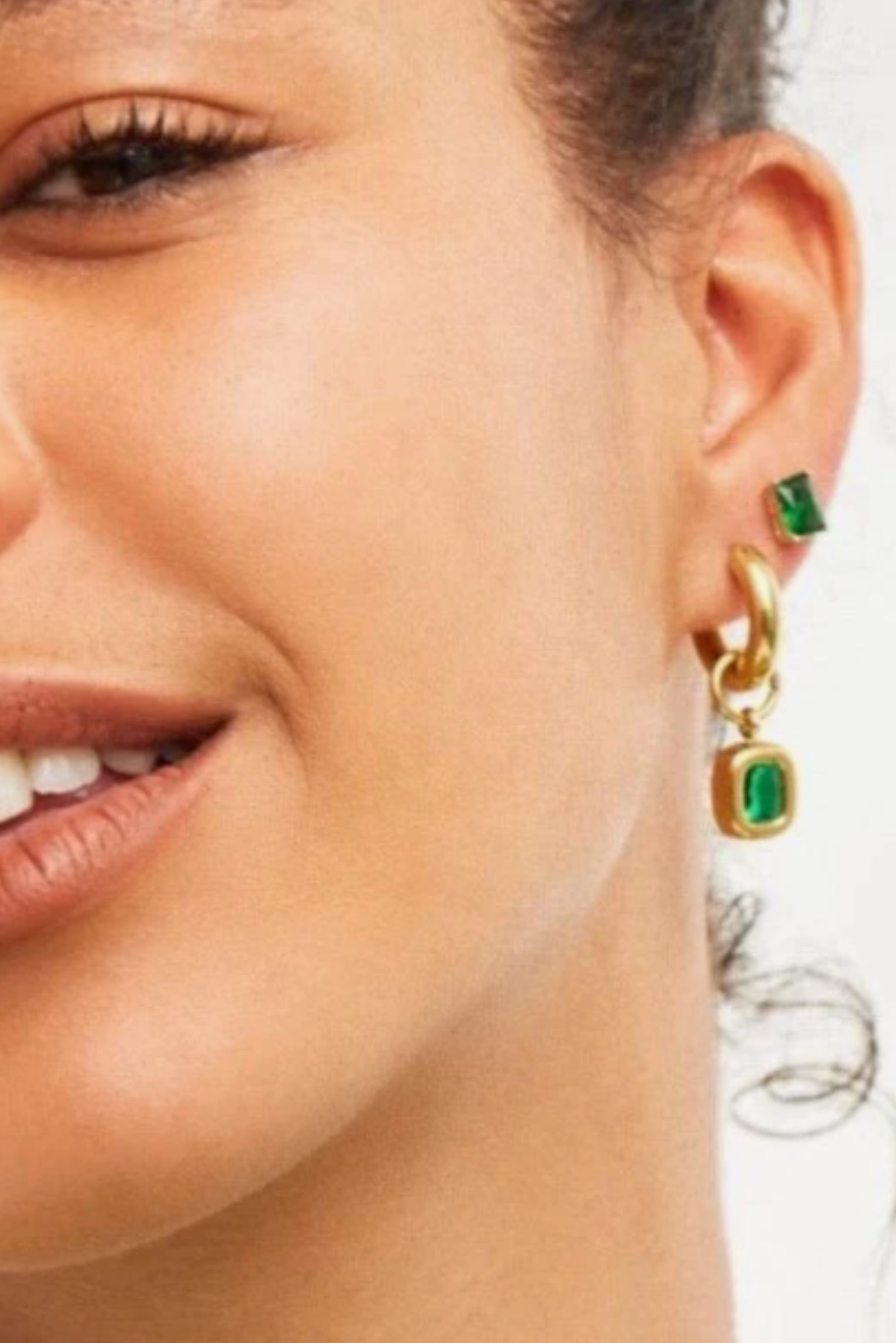 Soho Earrings - Emerald